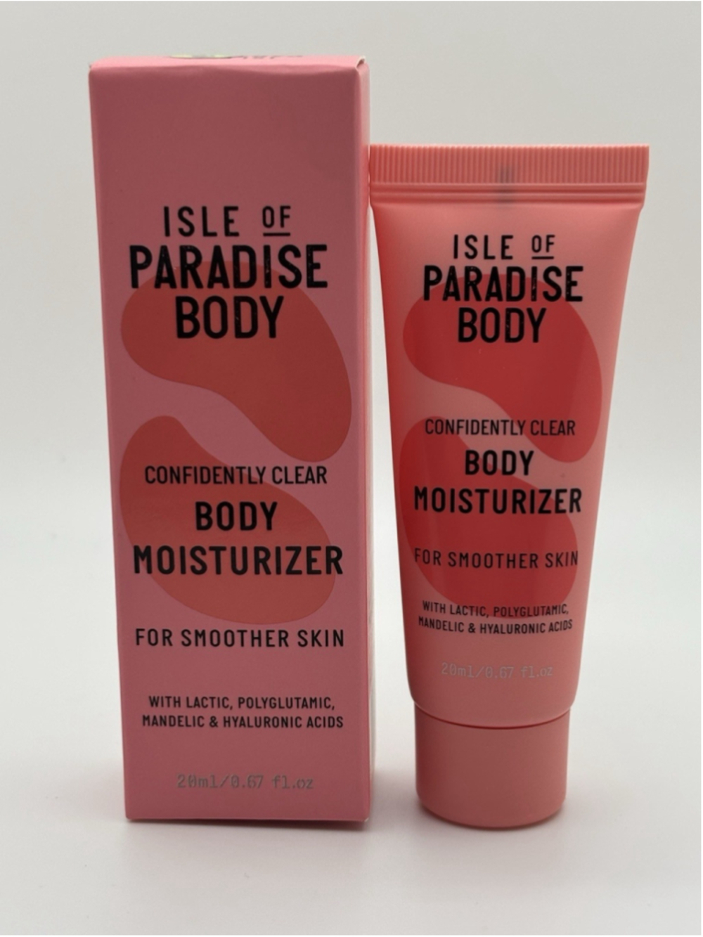Isle of Paradise Confidently Clear Body Moisturizer 20 mL / .67 oz. Travel NIB